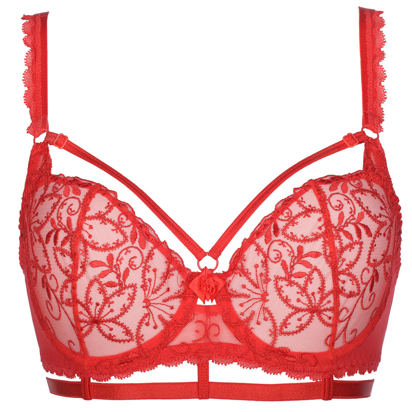 Axami 8481 Miami Vibe Sheer Embroidery Balconette Bra