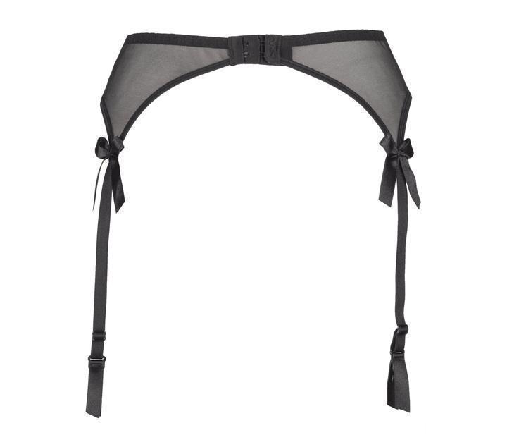 Axami 8732 Noir Garter Belt Plus Size