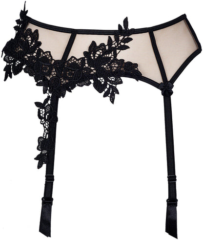 Axami 8842 Flamenco Black Garter Belt