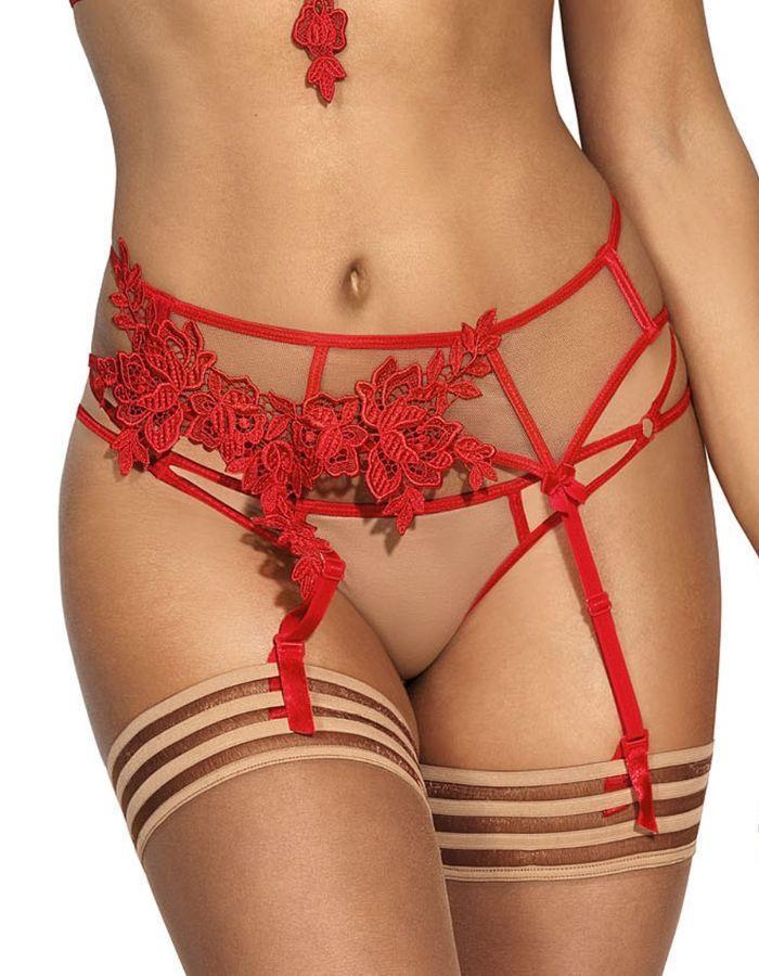 Axami 8862 Hot Sevilla Red Garter Belt