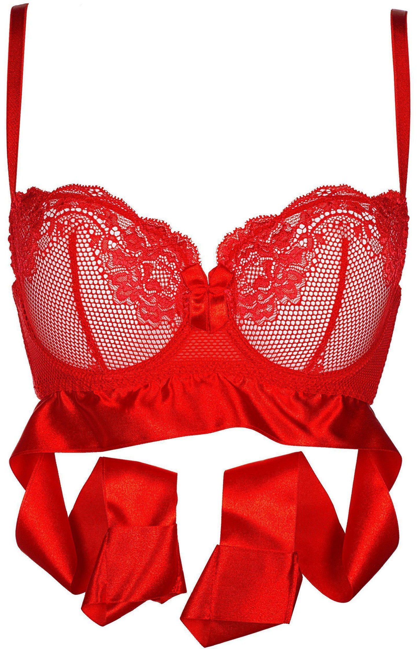 Axami 8881 Soft Bra w/Ties Hot Sevilla