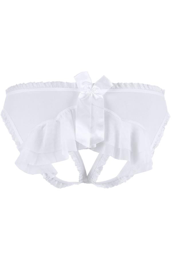 Axami 9963 Soft Ouvert Briefs Panty White