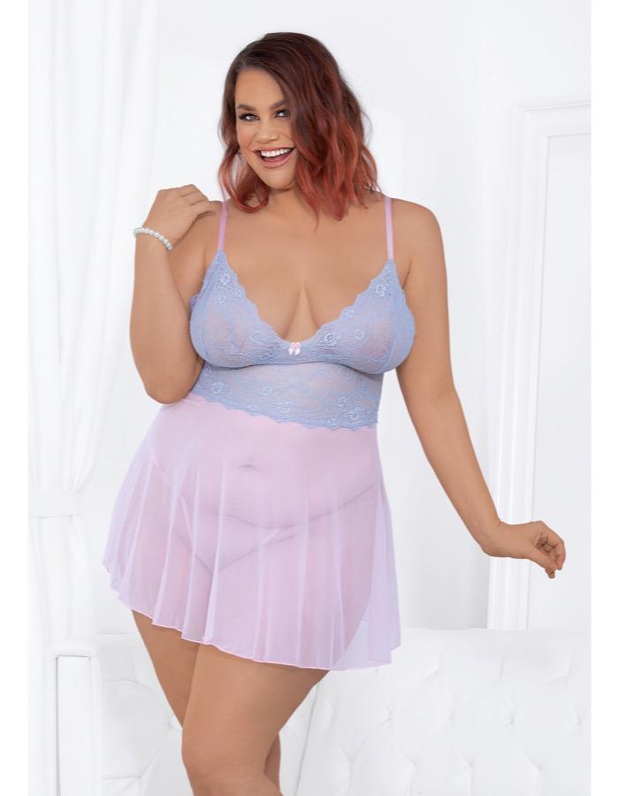 Escante Cotton Candy Babydoll-Babydolls-Rebel Romance