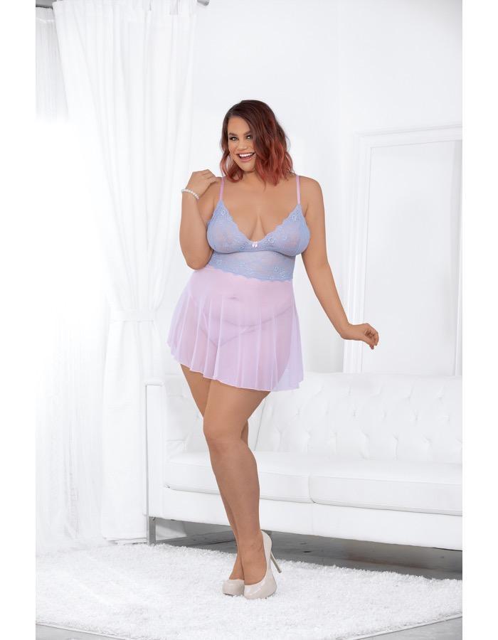 Escante Cotton Candy Babydoll-Babydolls-Rebel Romance