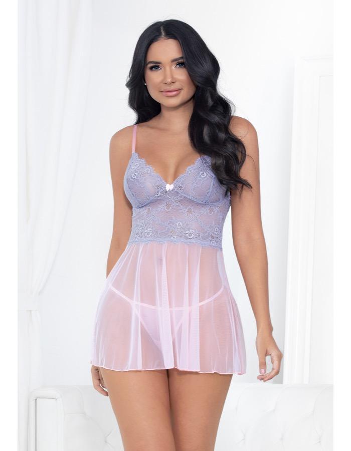 Escante Cotton Candy Babydoll-Babydolls-Rebel Romance