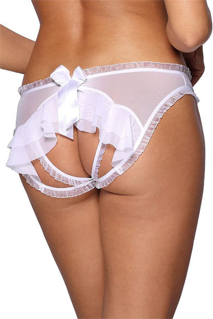 Axami 9963 Soft Ouvert Briefs Panty White