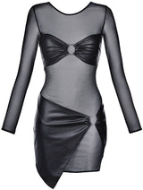 Axami 9219 Intrigue Black Sheer Dress MADE IN EUROPE