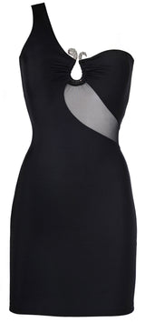 Axami 9099 Queen of the Night Black Embellished Dress MADE IN EUROPE